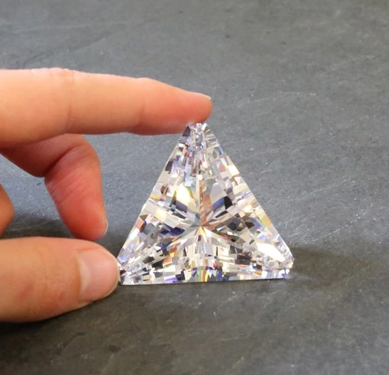 6,0 mm Triangle Cut Høy kvalitet VVS D Farge 3EX Fabrikk Engros Moissanite