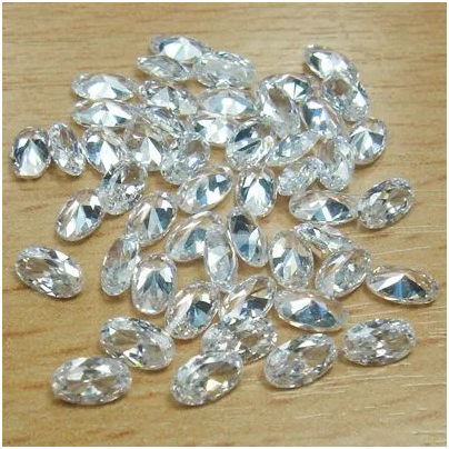 5*7mm Oval Cut VVS Høy kvalitet 3EX Fabrikk engrospris D Farge Moissanite Syntetisk Moissanite