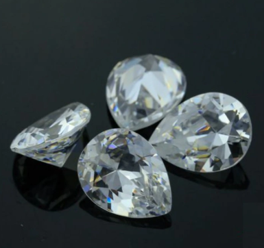 2,5*4mm Pæreskjæring Fabrikk VVS Engrospris 3EX Høy kvalitet D Farge Moissanite Syntetisk Moissanite