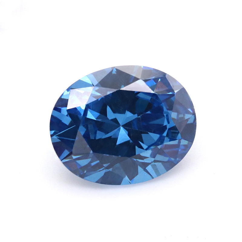 VVS Tanzanite 5A Oval 3EX Cubic Zirconia