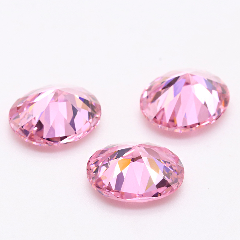 Rosa 5A Høykvalitets Zircon VVS Cubic Zirconia