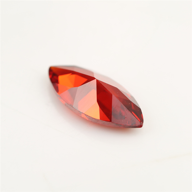 5A Custom Red Produsent Engros Marquis Cubic Zirconia for smykker