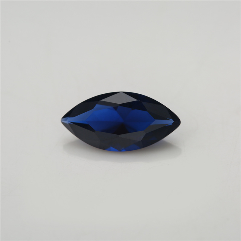 VVS Marquise Cut Sapphire 3EX Factory Engros Blue Corundum