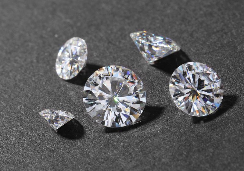 13,5 mm Morsonite Høy kvalitet Fabrikkpris VVS Synthetic Moissanite