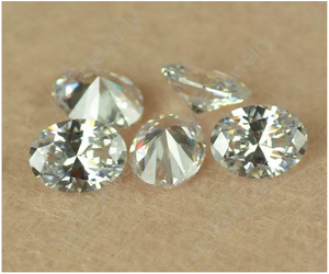 8*10mm Oval Cut VVS 3EX Fabrikk Engros D Farge Moissanite