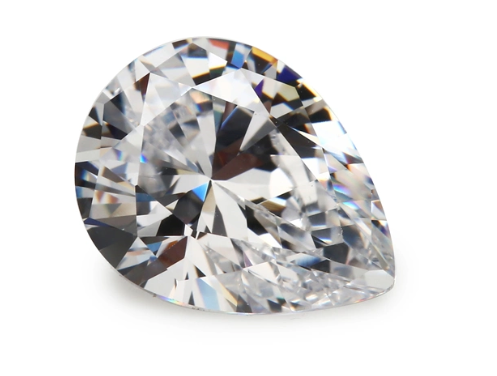 7*11mm Pæreskåret Fabrikk VVS Engrospris 3EX Høy kvalitet D Farge Moissanite Syntetisk Moissanite