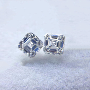 6,0 mm 3EX DEF Fargefabrikk Høy kvalitet Engrospris VVS Asscher Moissanite Syntetisk Moissanite