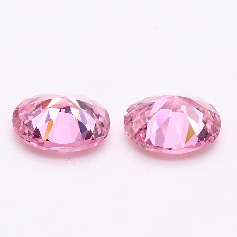 Rosa 5A Høykvalitets Zircon VVS Cubic Zirconia