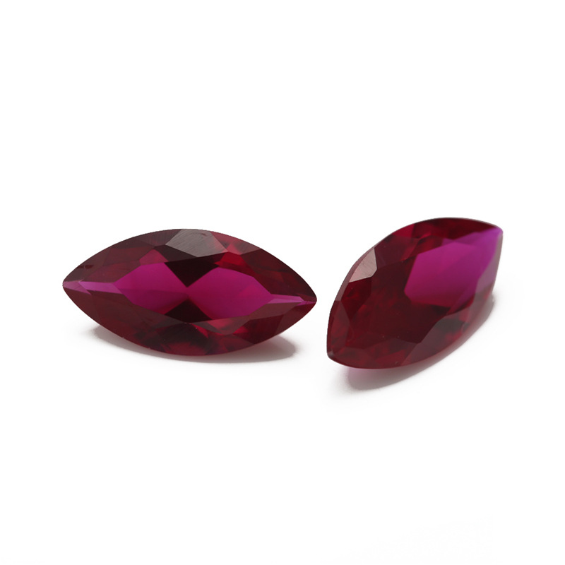 8# Marquis Red Corundum Produsent forhandler direkte Ruby-smykker