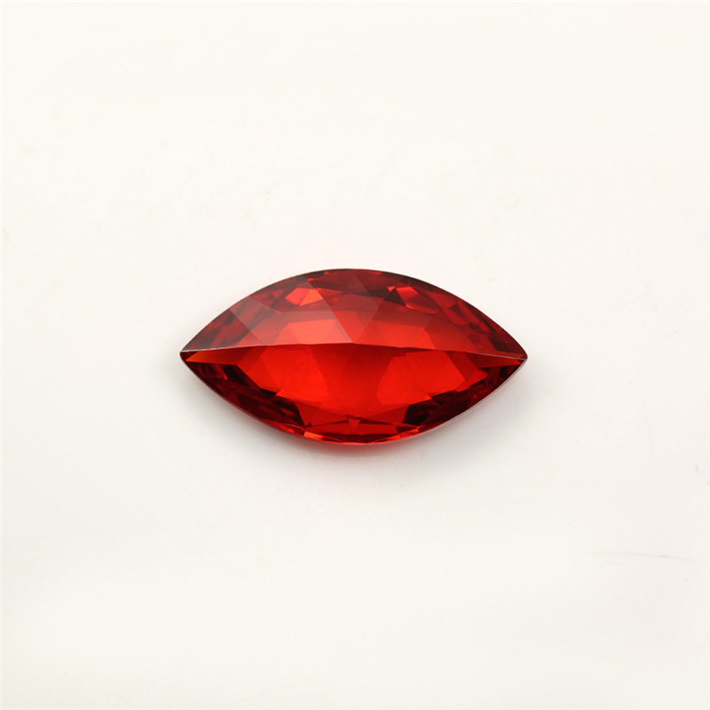 5A Custom Oxblood Red Produsent Engros Marquis Cubic Zirconia for smykker