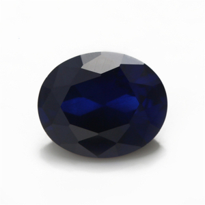 VVS Oval Cut Sapphire 3EX Factory Engros Blue Corundum