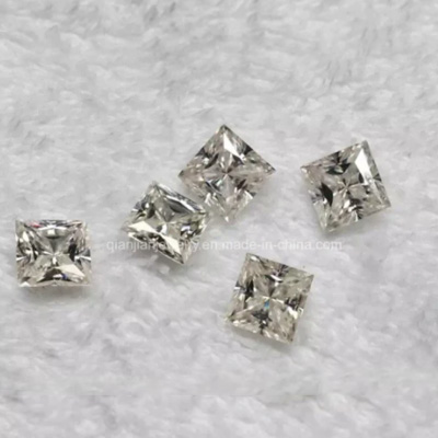 3 karat Princess Cut Moissanite Vvs1 Diamond DE Color Lavpris