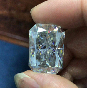 10*14mm D Farge VVS Radiant Cut Høy kvalitet 3EX Fabrikkpris Moissanite Syntetisk Moissanite