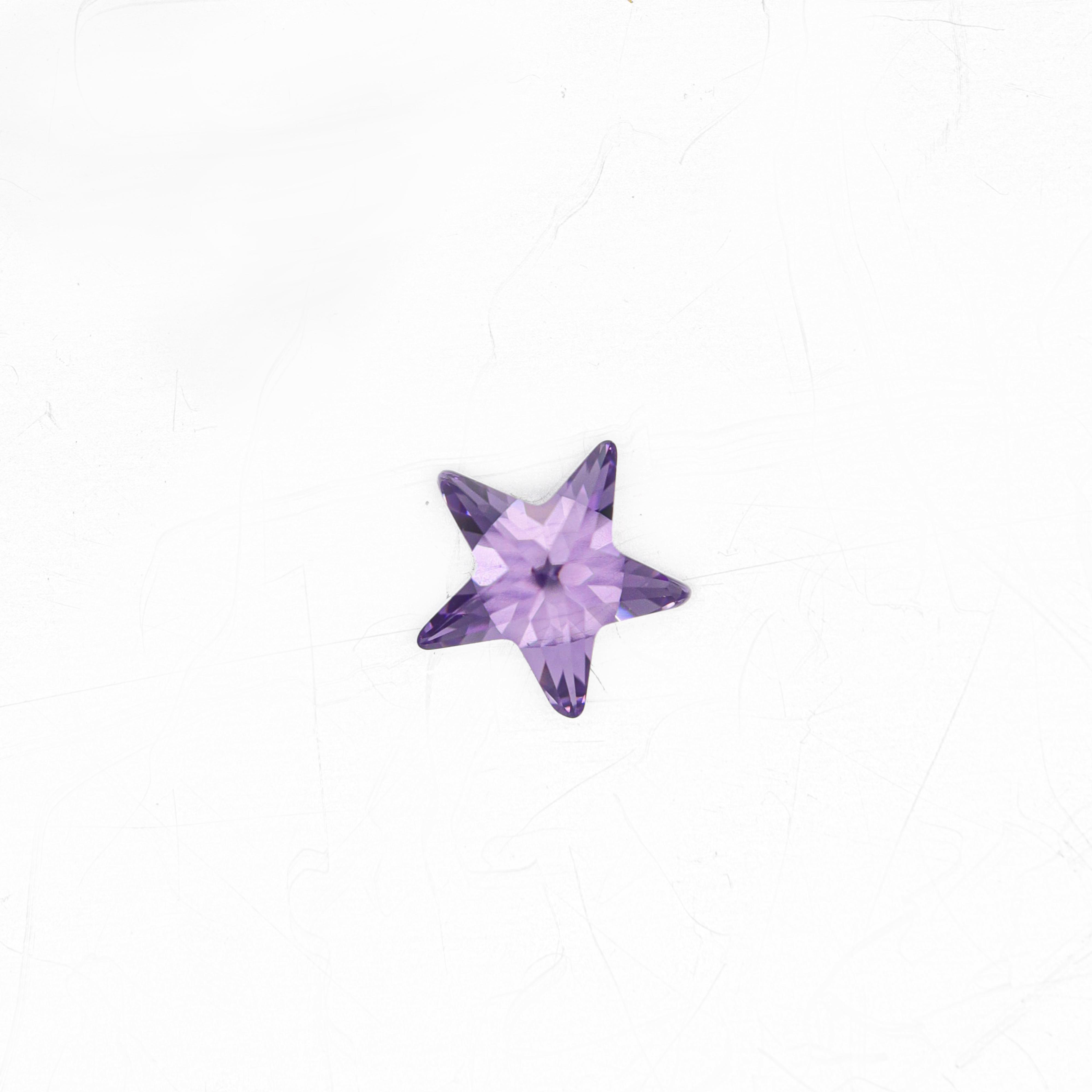 Purple Star Shape Factory høy kvalitet engrospris Cubic Zirconia