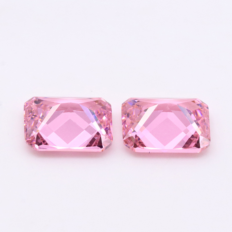 Søt rosa 3A Cubic Zirconia for krystallsmykker