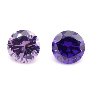 Deep Purple Zircon Naked Stone Gem Engros