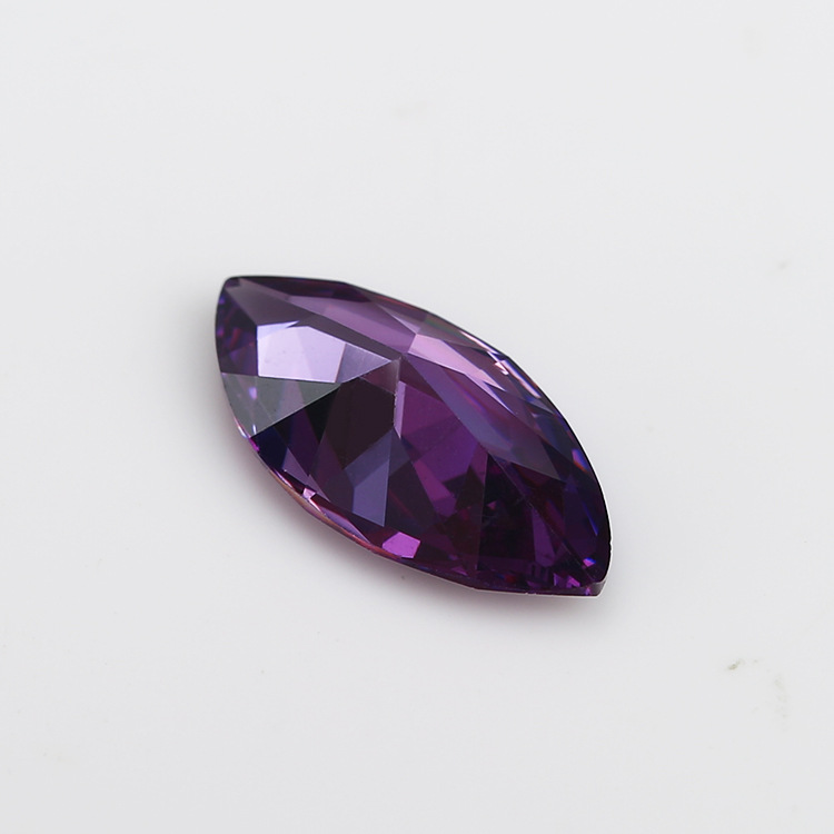 5A Custom Shiny Purple Produsent Engros Marquis Cubic Zirconia for smykker