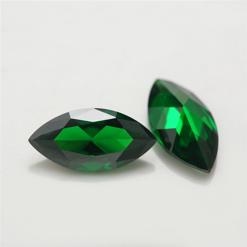 5A Custom Green Produsent Engros Marquis Cubic Zirconia for smykker