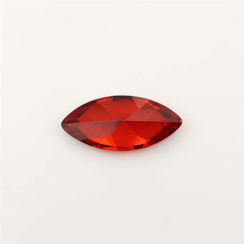 5A Custom Red Produsent Engros Marquis Cubic Zirconia for smykker