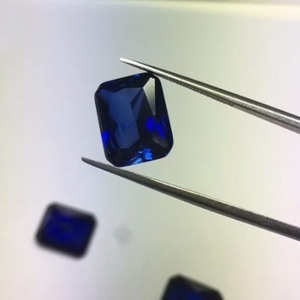  Radiant Cut Blue Sapphire 3ex edelsten med høy kvalitet