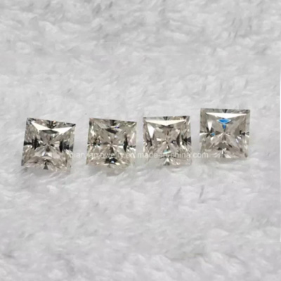 3 karat Princess Cut Moissanite Vvs1 Diamond DE Color Lavpris