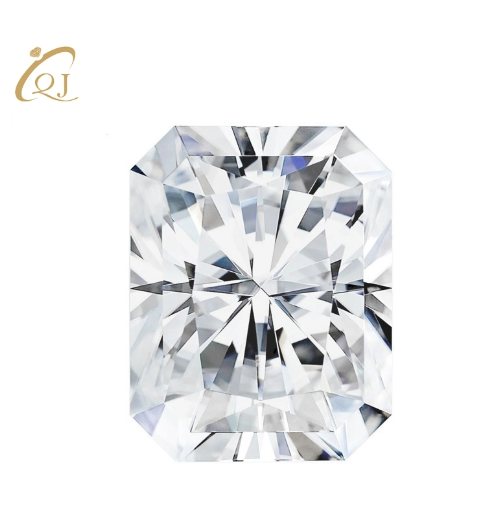 8*10mm D Farge VVS Radiant Cut 3EX Fabrikkpris Moissanite