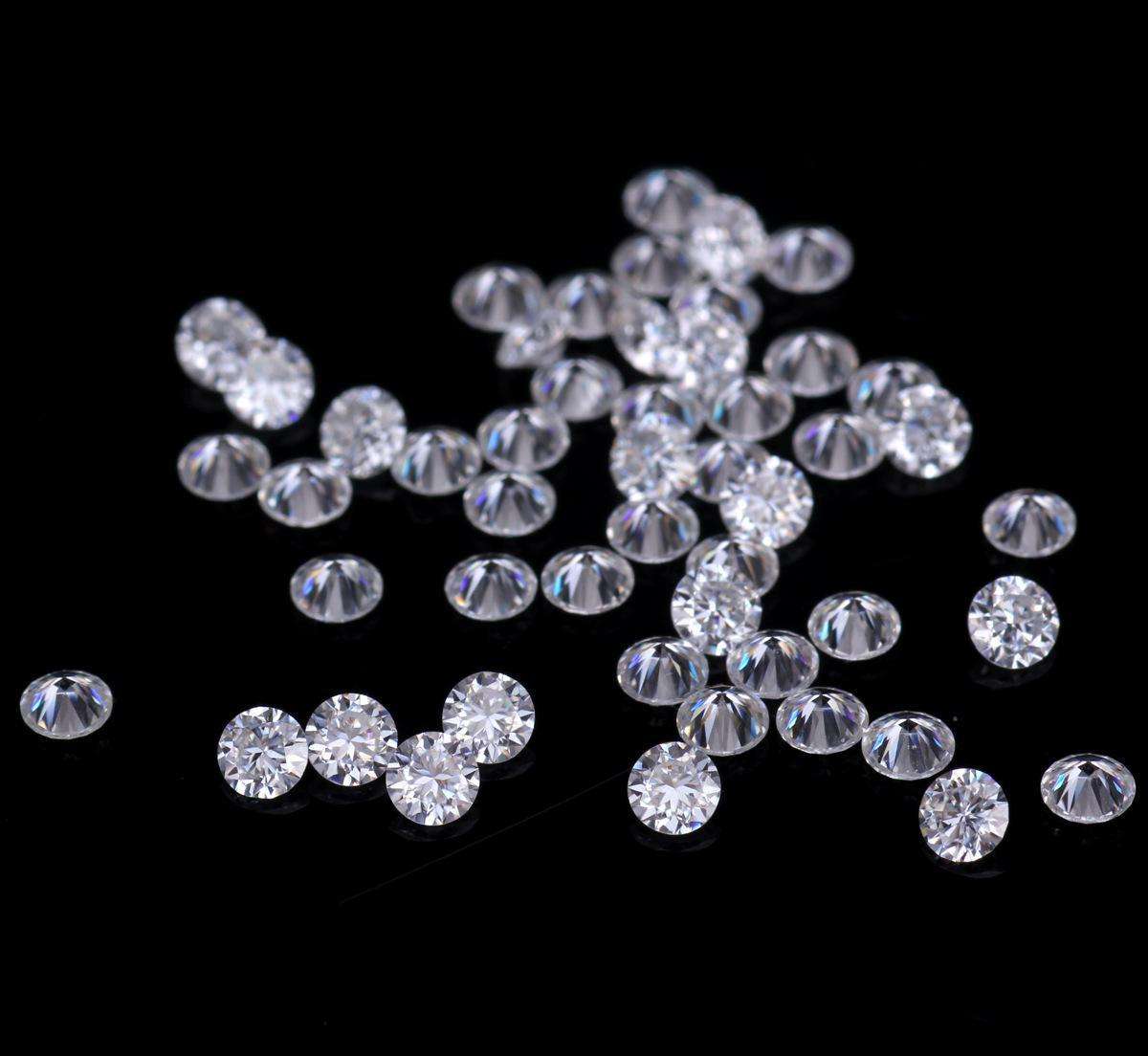 13,5 mm Morsonite Høy kvalitet Fabrikkpris VVS Synthetic Moissanite