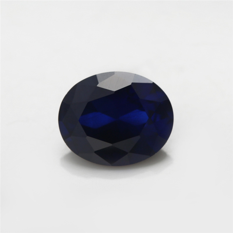 VVS Oval Cut Sapphire 3EX Factory Engros Blue Corundum