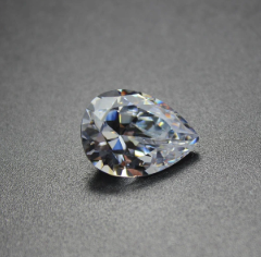 9*13mm Pæreskjæring Fabrikk VVS Engrospris 3EX Høy kvalitet D Farge Moissanite Syntetisk Moissanite