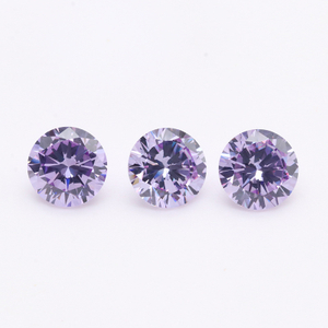 3A Purple Zircon Artificial Gem Engros