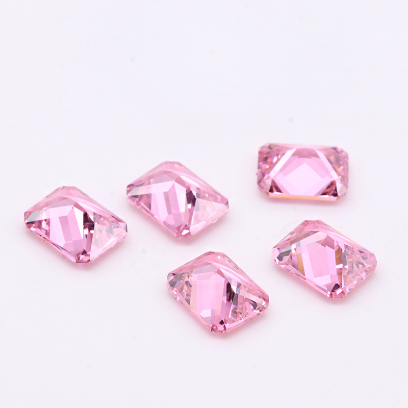 Søt rosa 3A Cubic Zirconia for krystallsmykker