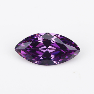 5A Custom Shiny Purple Produsent Engros Marquis Cubic Zirconia for smykker