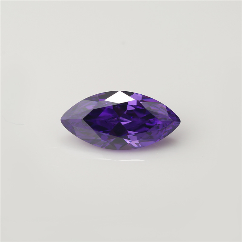 5A Custom Purple Produsent Engros Marquis Cubic Zirconia for smykker