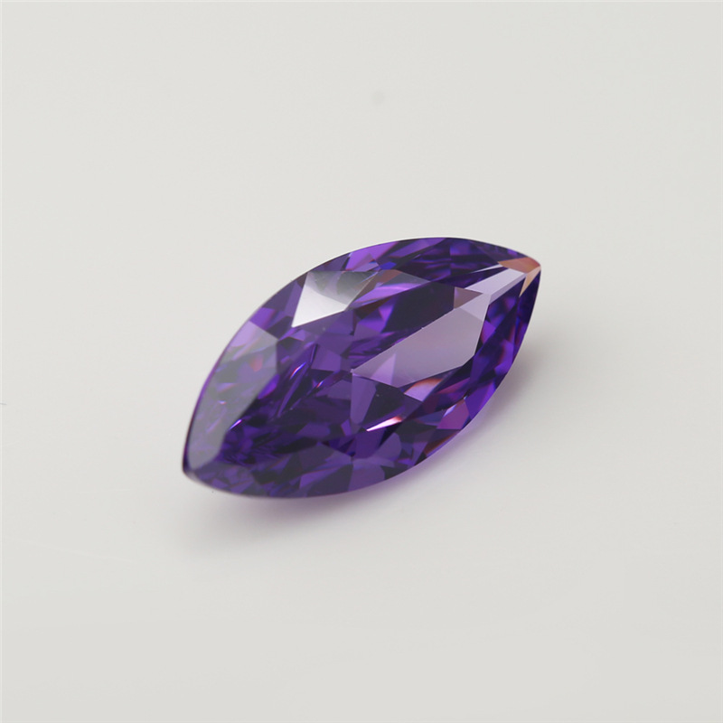 5A Custom Purple Produsent Engros Marquis Cubic Zirconia for smykker