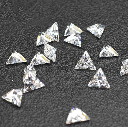 9,0 mm Triangel Cut Høy kvalitet VVS Moissanite D Color 3EX Fabrikk engrospris Syntetisk Moissanite