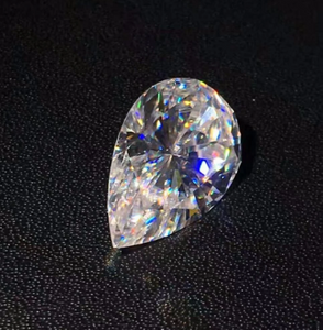 5*8mm Pæresnitt Fabrikk VVS Engrospris 3EX Høy kvalitet D Farge Moissanite Syntetisk Moissanite