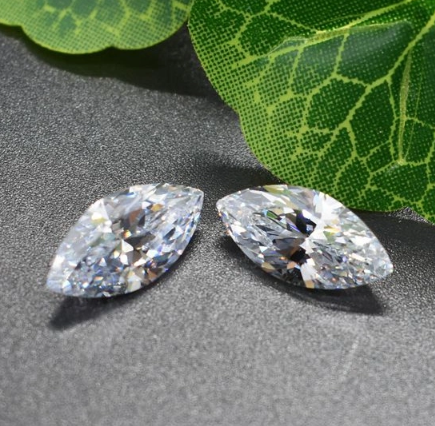 5,5*11 mm VVS Marquise Cut Høy kvalitet 3EX Fabrikk engrospris DEF Moissanite Syntetisk Moissanite