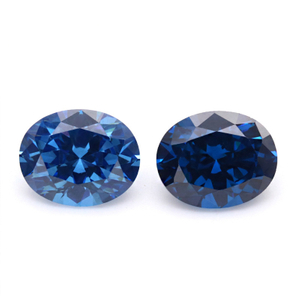 VVS Tanzanite 5A Oval 3EX Cubic Zirconia