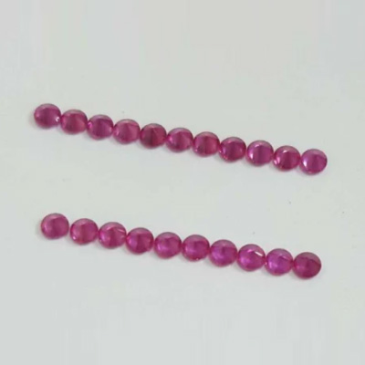 Fin kvalitet Round Cut Rough D Color Vvs1 Synthetic Ruby