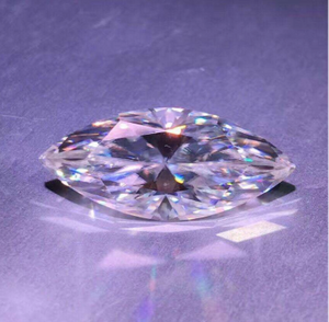 4*8mm VVS Marquise Cut Høy kvalitet 3EX Fabrikk engrospris DEF Moissanite Syntetisk Moissanite