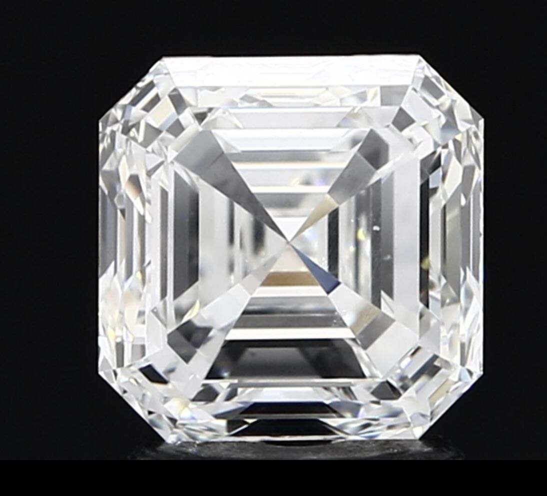 8,0 mm 3EX DEF Fargefabrikk Høy kvalitet Engrospris VVS Asscher Moissanite Syntetisk Moissanite