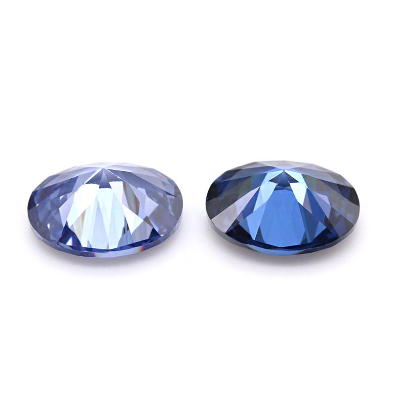 VVS Blå lilla 5A Oval 3EX Cubic Zirconia