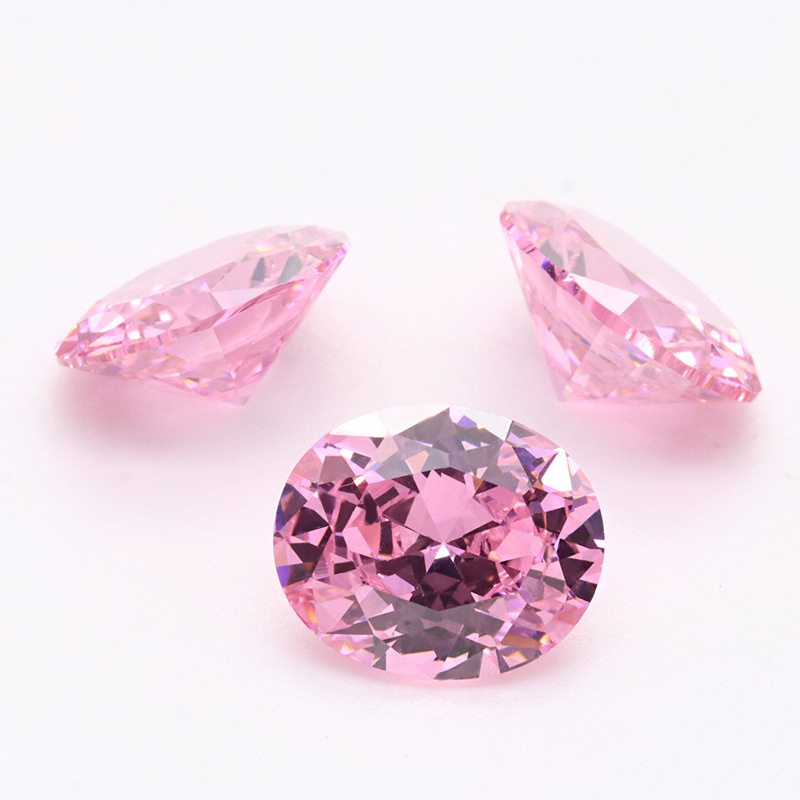 Rosa 5A Høykvalitets Zircon VVS Cubic Zirconia