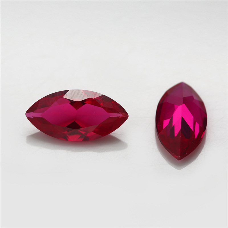 5# Marquis Red Corundum høykvalitets engros rubin for smykker