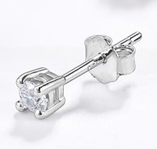 925 Sterling sølv 5A Cubic Zirconia øredobber smykker for kvinner julegave