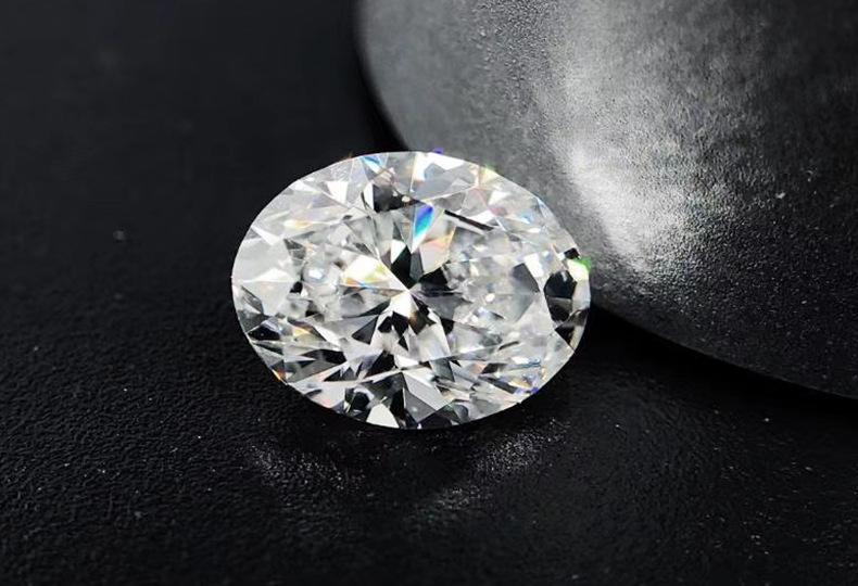 8*10mm Oval Cut VVS 3EX Fabrikk Engros D Farge Moissanite