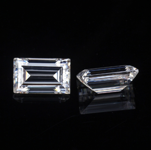 Fabrikk Engrossalg Baguette Form Super White DEF Farge VVS Løs Moissanite