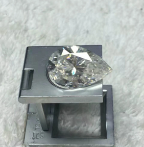 7*10,5 mm Pæreskjæring Fabrikk VVS Engrospris 3EX Høy kvalitet D Farge Moissanite Syntetisk Moissanite