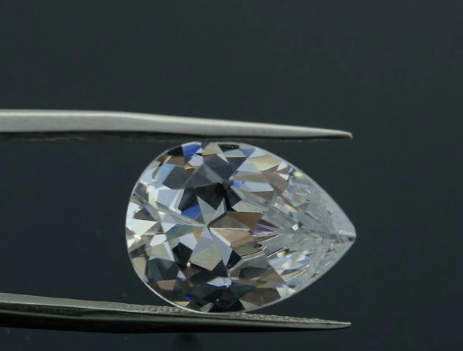 7*10mm Pæresnitt Fabrikk VVS Engrospris 3EX Høy kvalitet D Farge Moissanite Syntetisk Moissanite