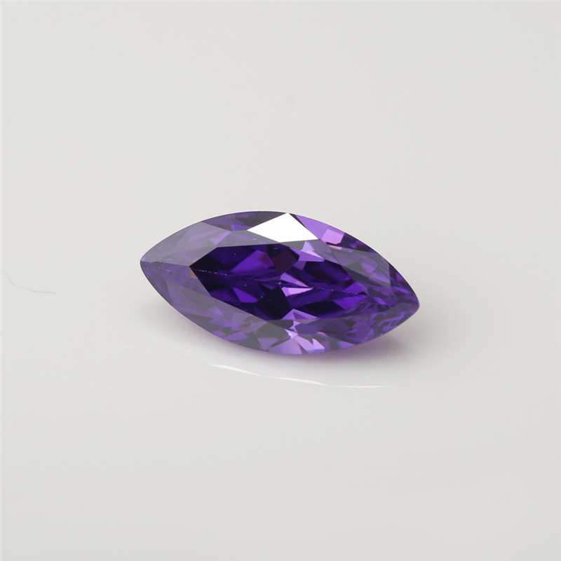 5A Custom Purple Produsent Engros Marquis Cubic Zirconia for smykker